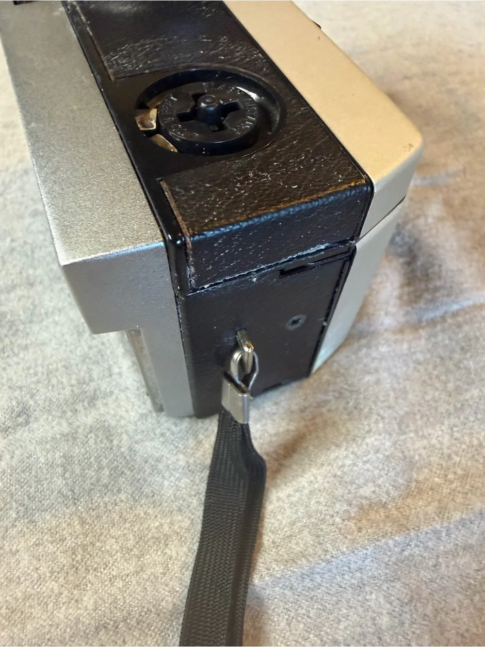 Kodak Instamatic 404 Camera in Silver and Black with Yellow Box